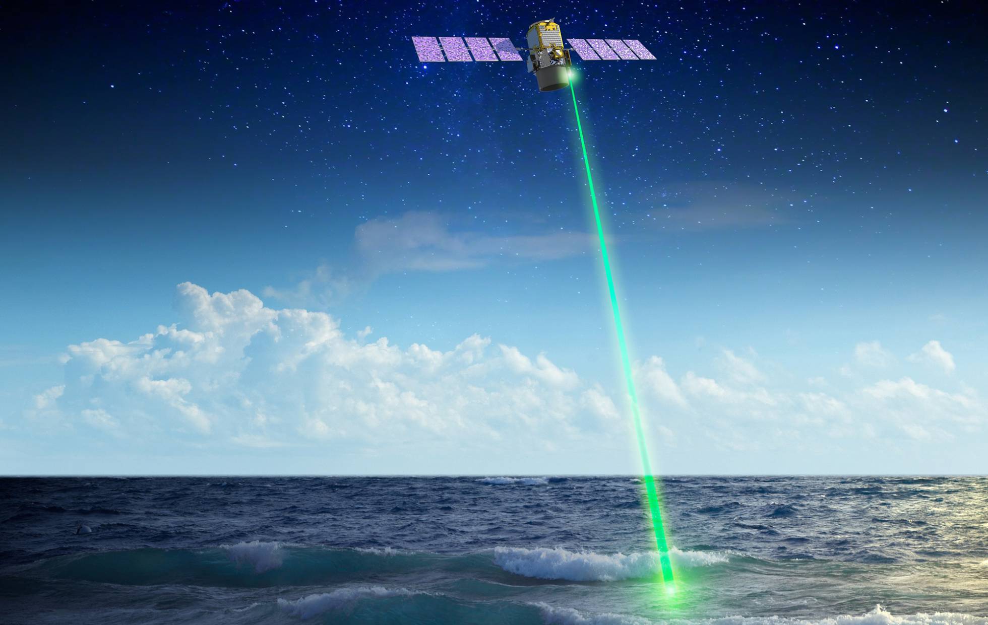 El satélite que bucea con su láser para entender las migraciones en el mar