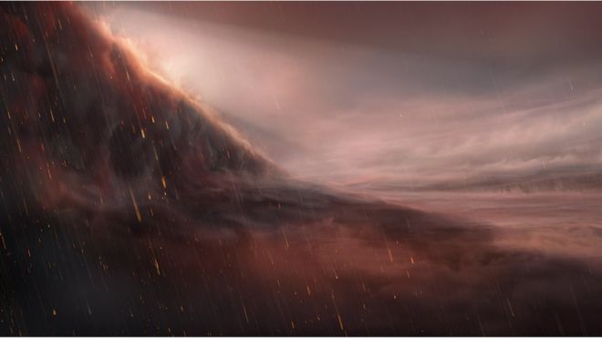 El exótico e infernal planeta donde «llueve hierro»