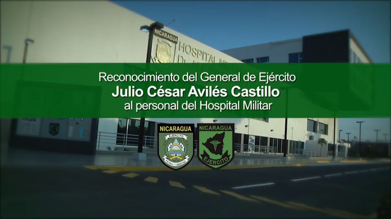 Agradecimiento del personal HM a reconocimiento del General de Ejército, Julio Cesar Avilés Castillo