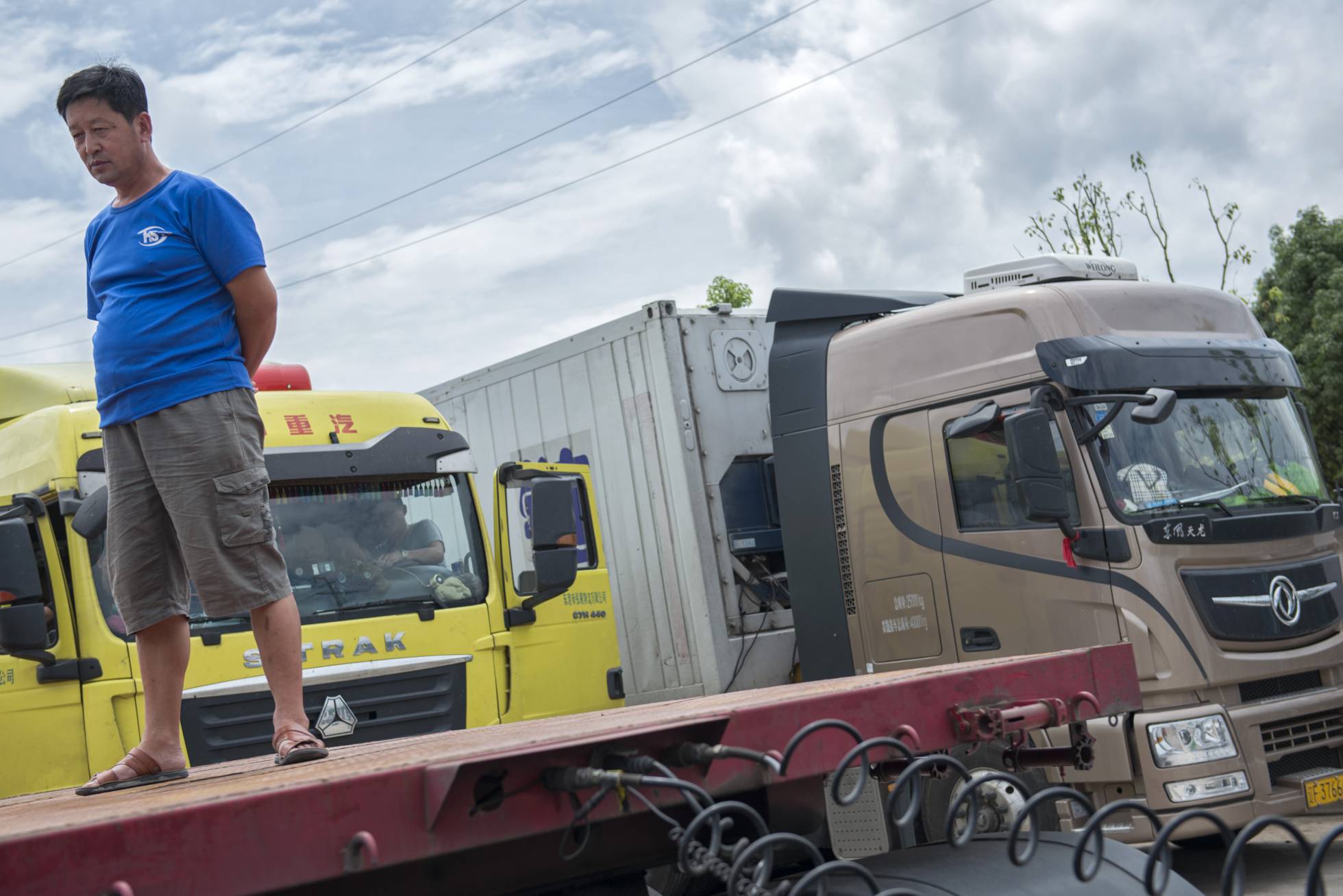Los camioneros chinos montan su propio Uber