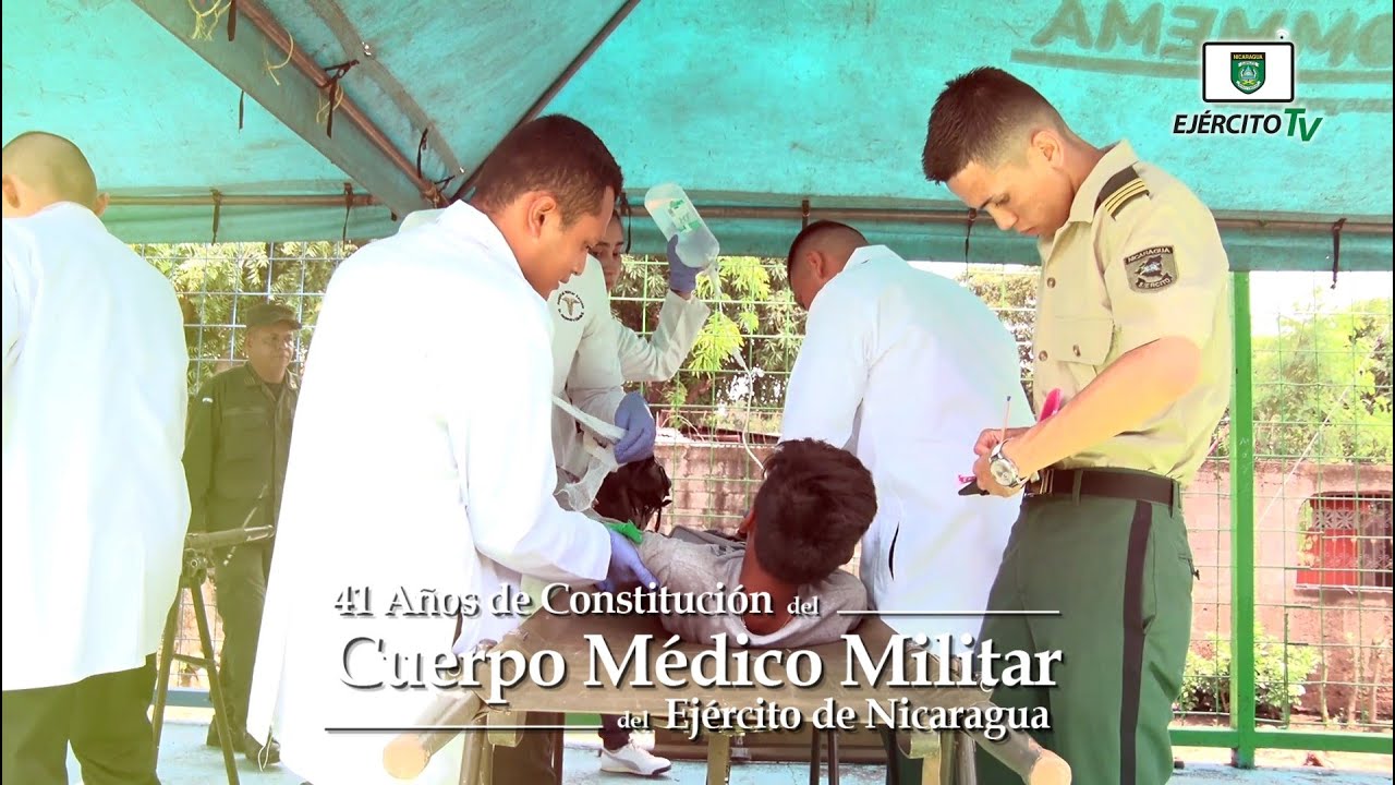 El Cuerpo Médico Militar del Ejército de Nicaragua trabaja en el cuido de la salud de nuestro pueblo
