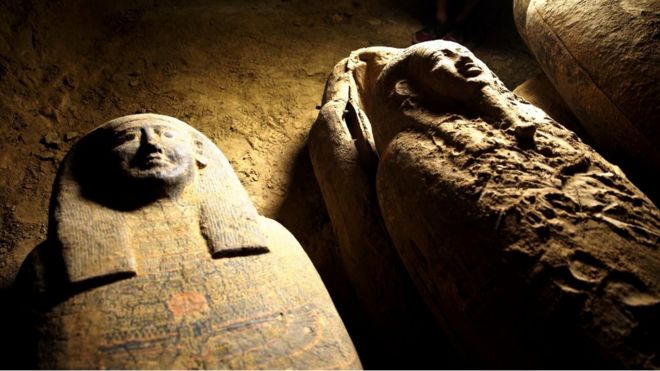 Sarcófagos de Egipto: el extraordinario descubrimiento de 27 ataúdes enterrados hace 2.500 años