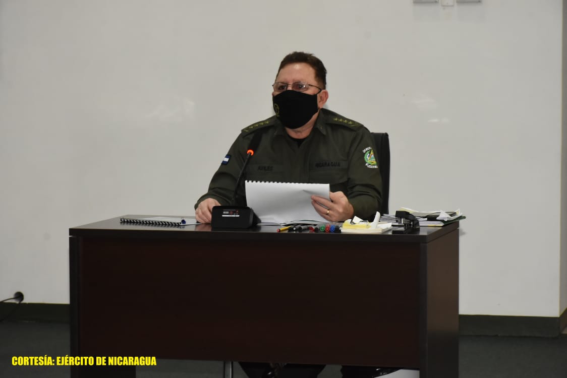 Reunión de trabajo entre el ejército de Nicaragua y las fuerzas armadas de Honduras