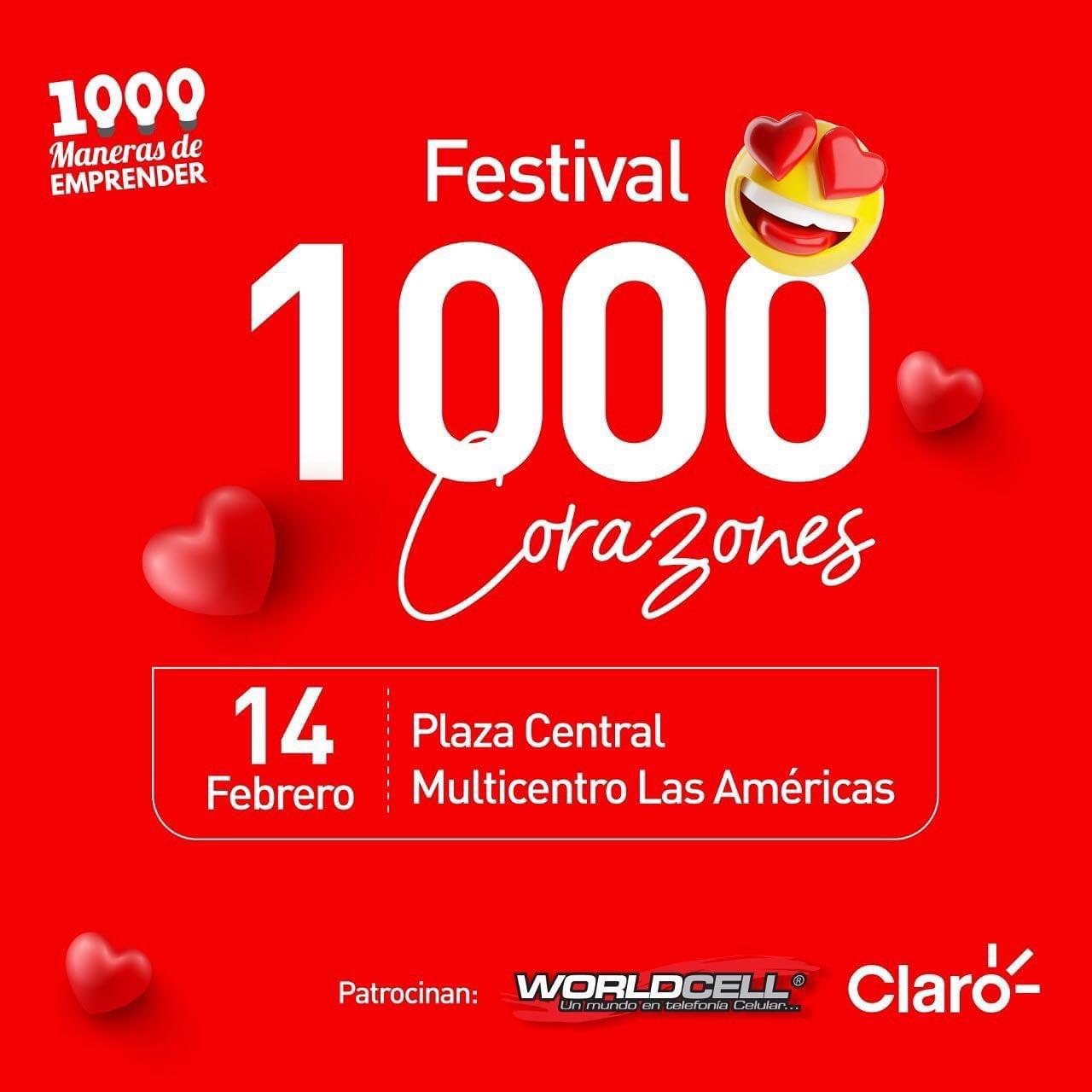 Música, emprendimientos y más, en Festival 100 Corazones
