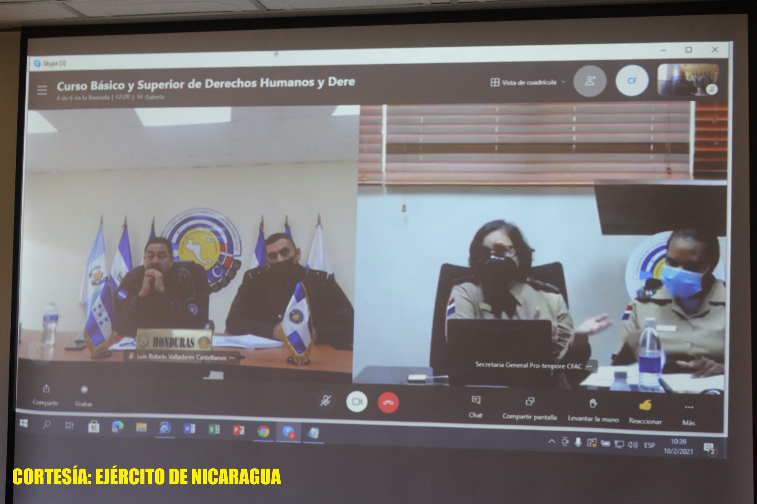 Ejército de Nicaragua fortalece lazos de amistad y cooperación