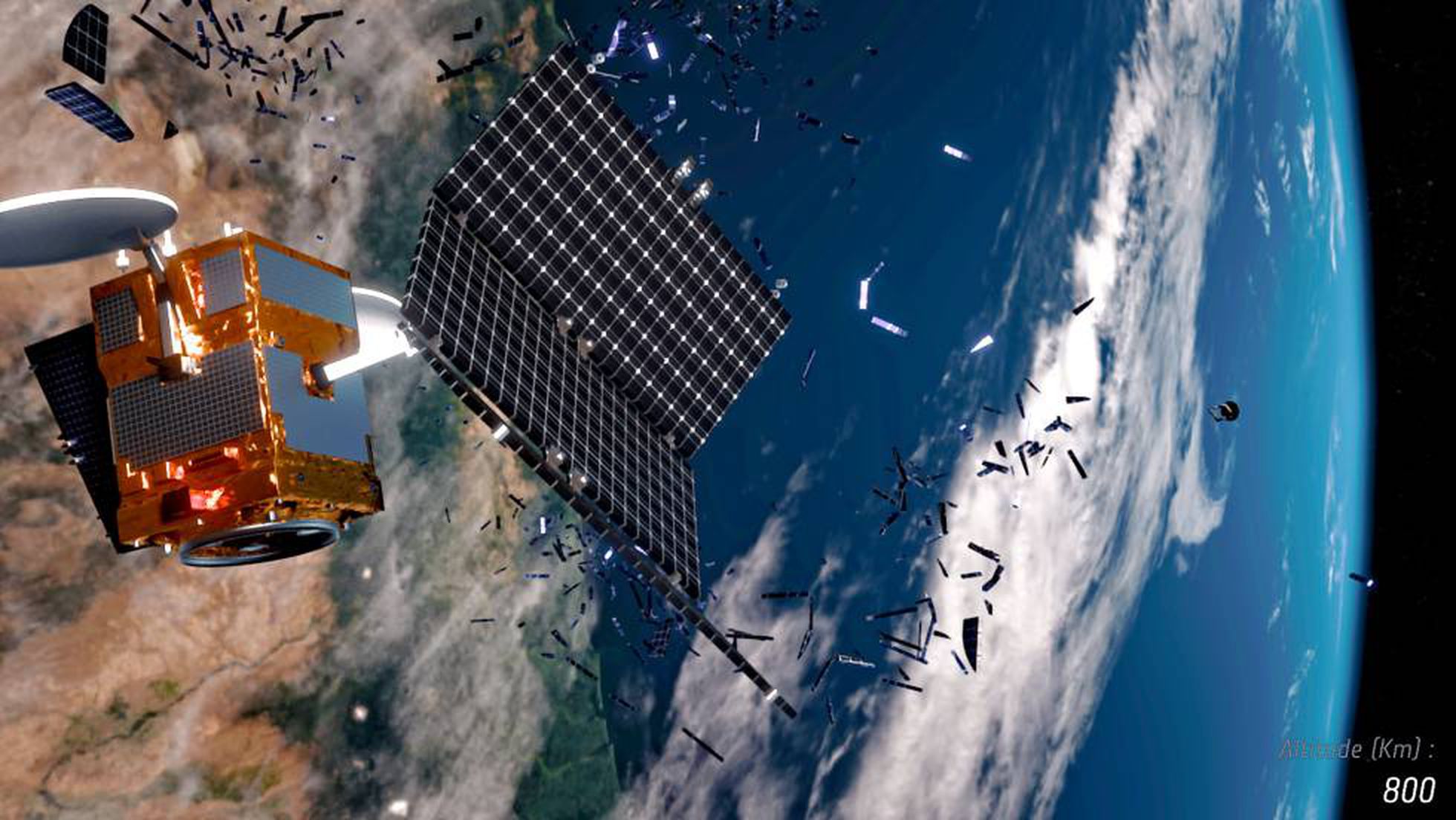 La irrupción de las megaconstelaciones de satélites privadas, el nuevo foco de la basura espacial