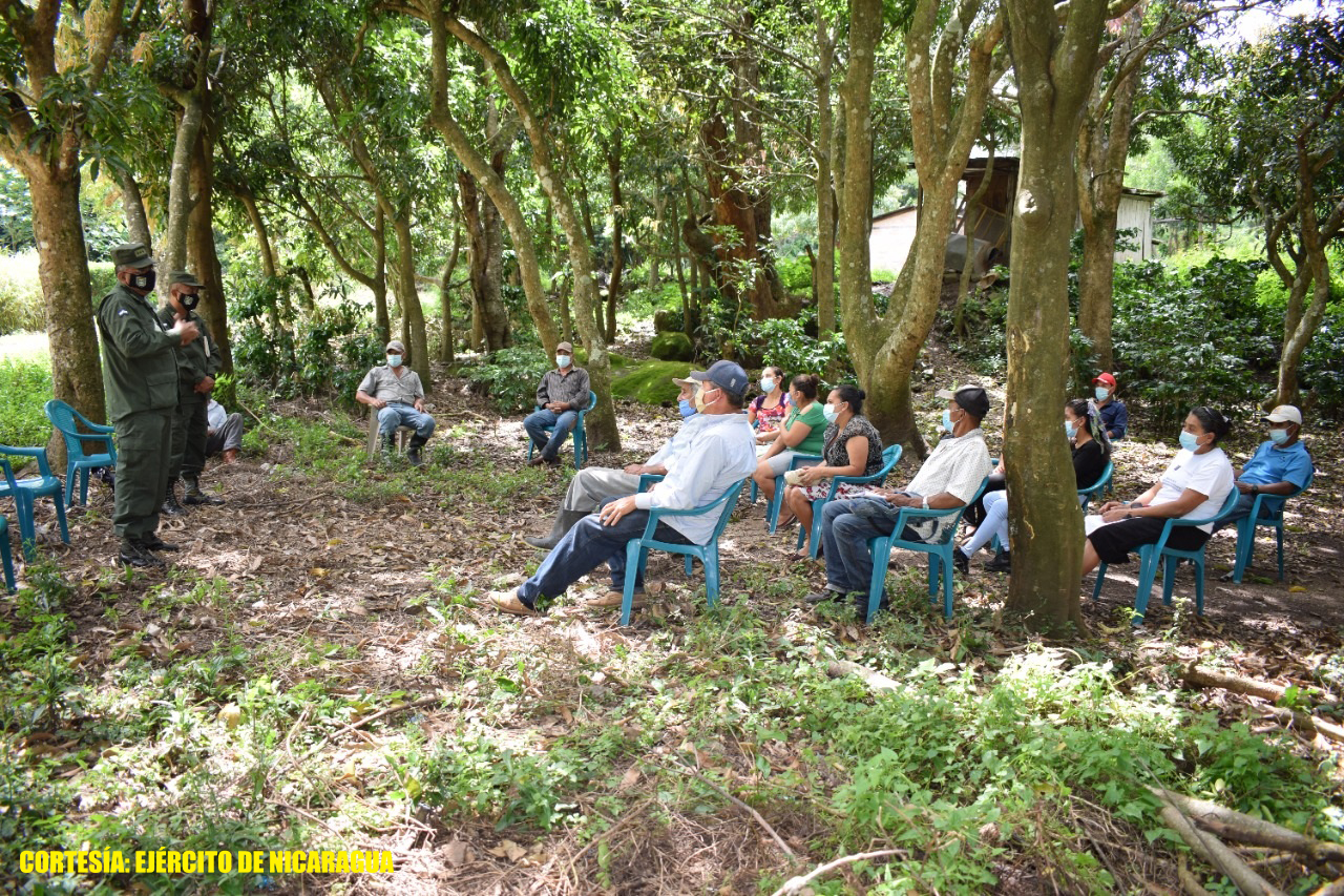 Reunión con productores de café