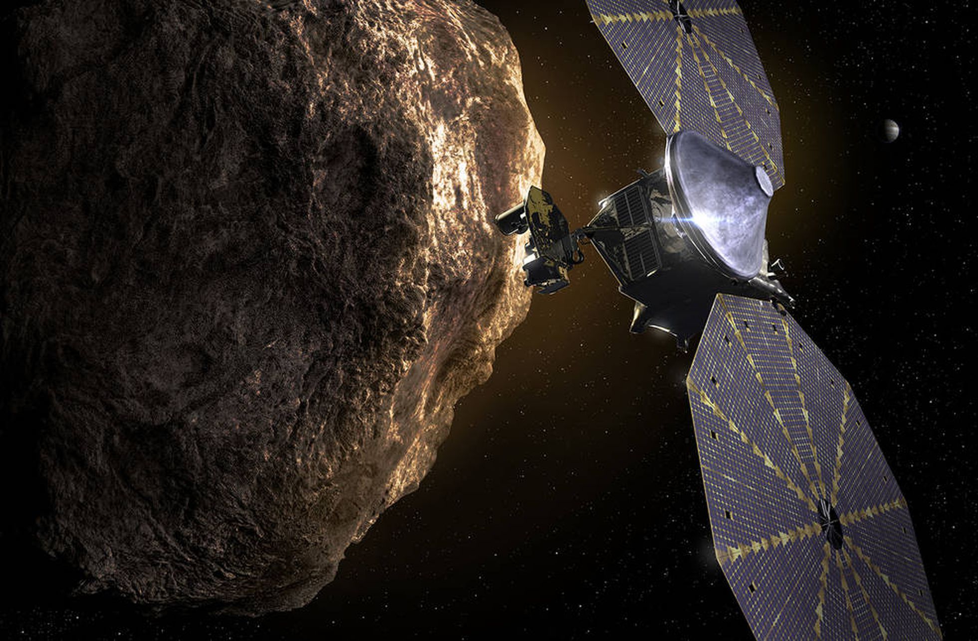 La NASA lanza una sonda al enjambre de asteroides troyanos de Júpiter