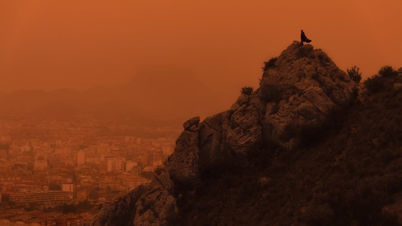 La borrasca Celia provoca una intensa calima en la península Ibérica