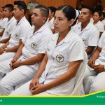 Graduación de cursos de la escuela de enfermería «Tiburcia García Otero»