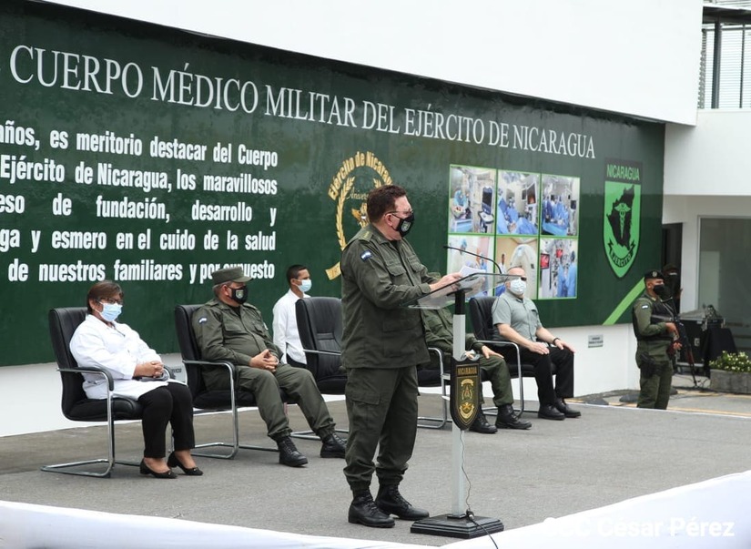 Conmemoración de fundación del cuerpo médico militar del ejército de Nicaragua