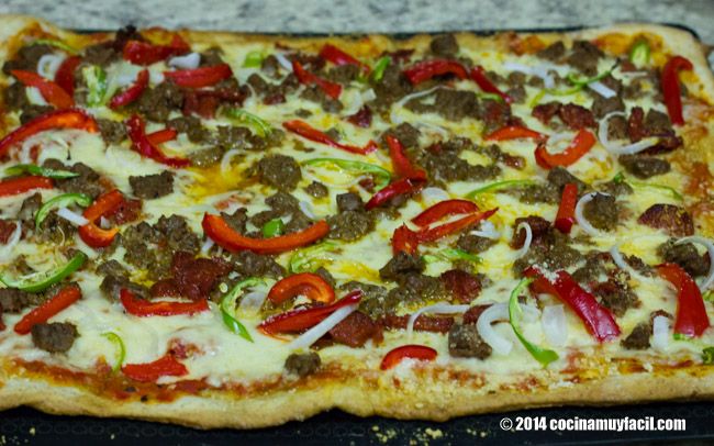 En busca de la pizza mexicana