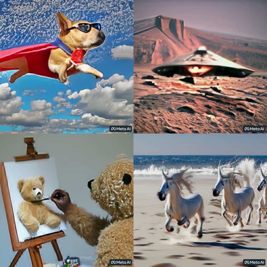 Meta presenta un generador automático de vídeos a partir de textos