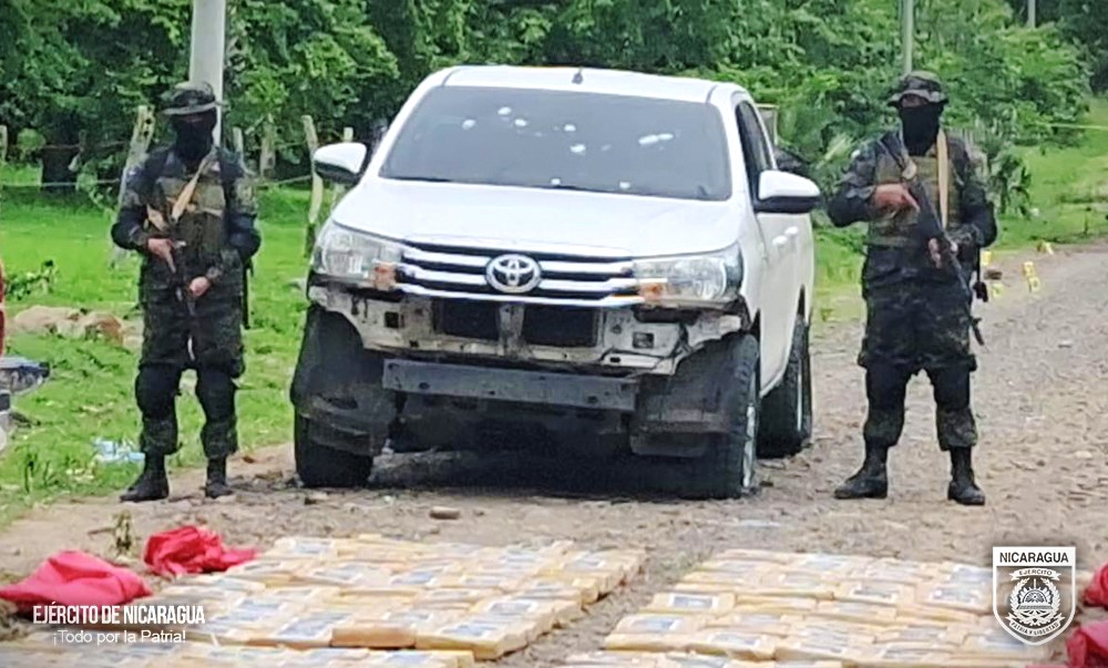 Ejército incauta 600 tacos de droga en Chinandega